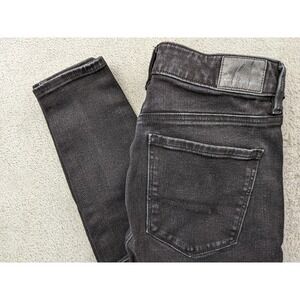 American Eagle Dream Stretch High Rise Jeggings Jeans Size 2 Short Black‎